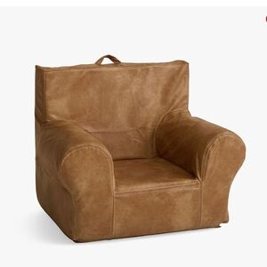 Pottery Barn Kids Caramel Vegan Leather Armchair COVER